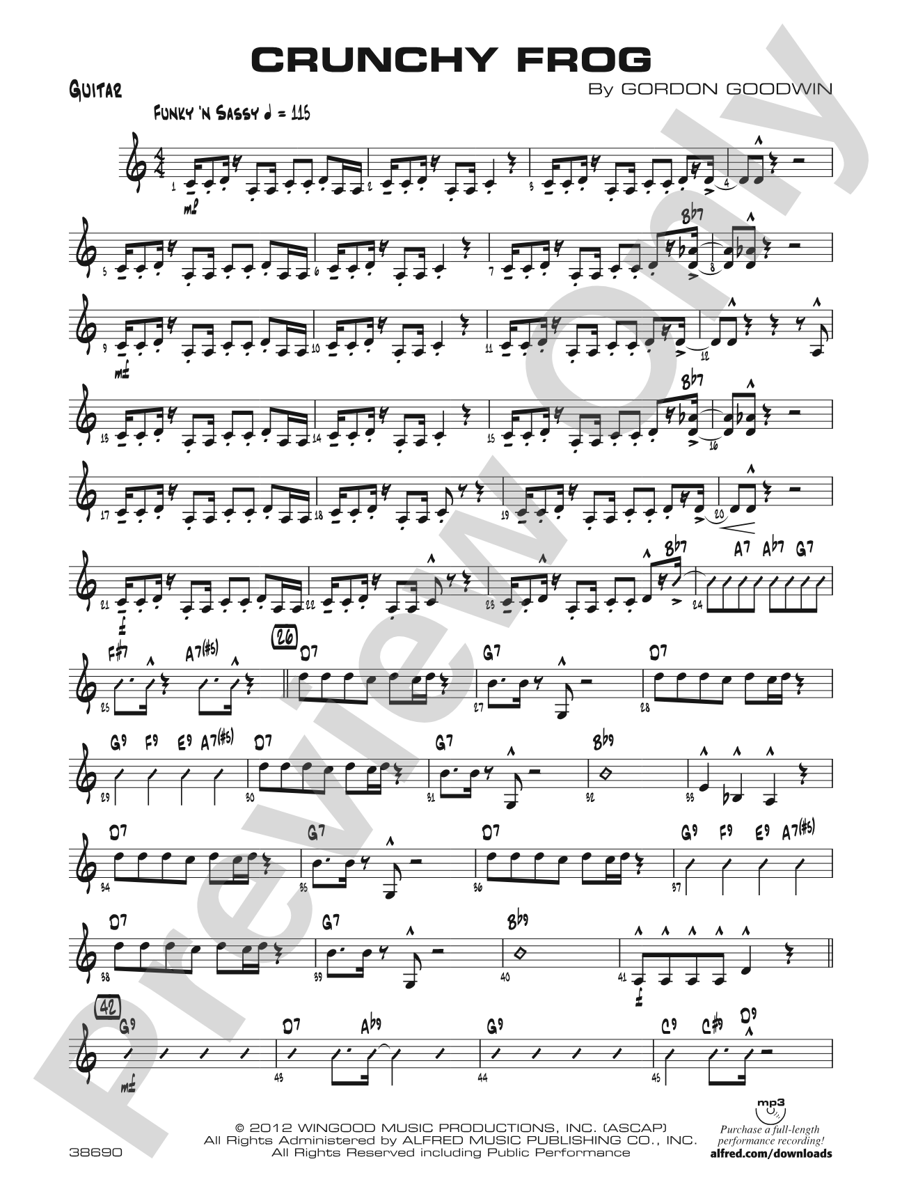 Crunchy Frog: Guitar