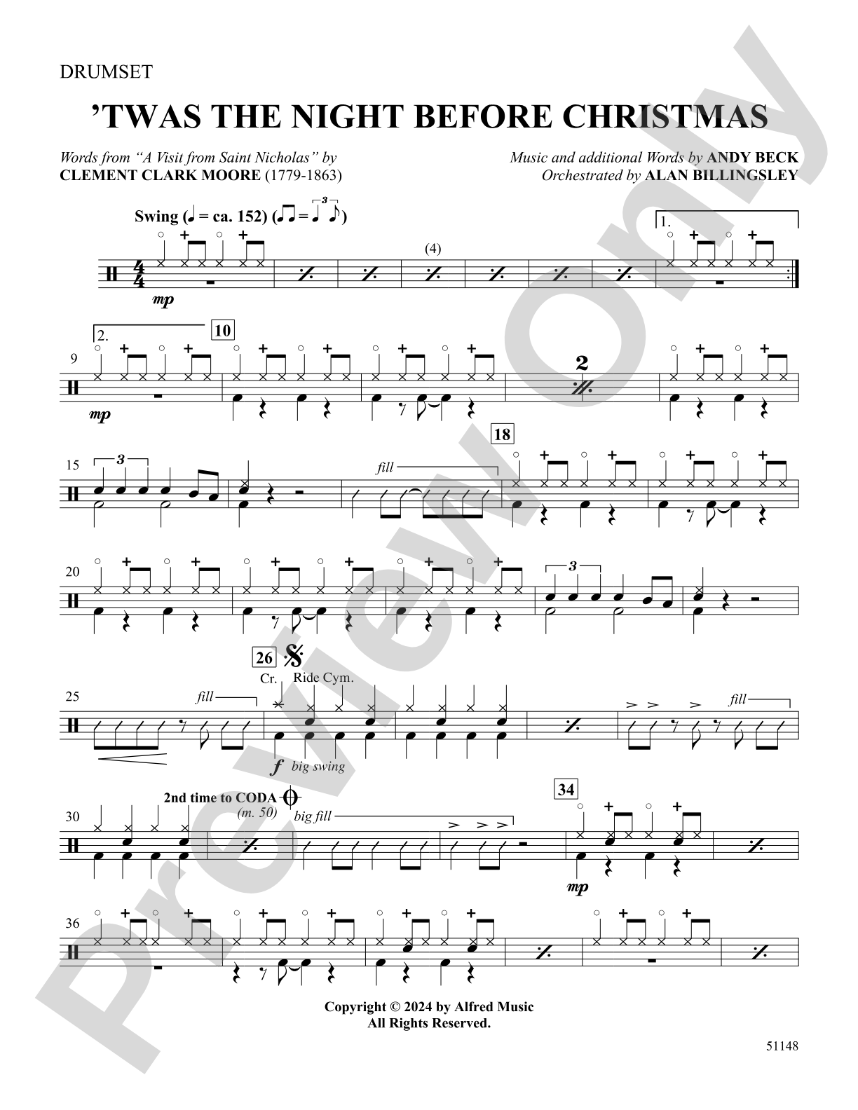 'Twas the Night Before Christmas: Drums