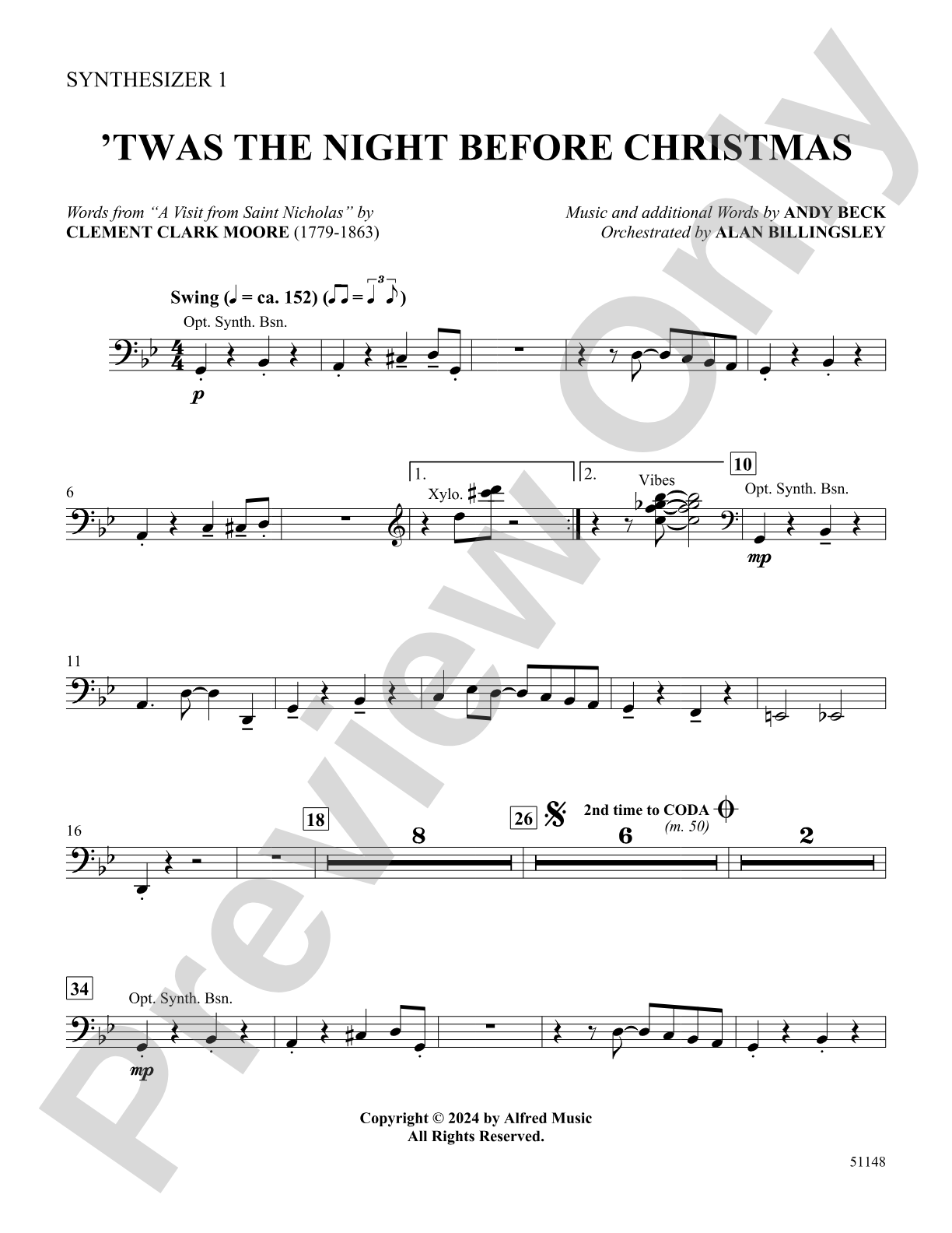 'Twas the Night Before Christmas: 1st Synthesizer