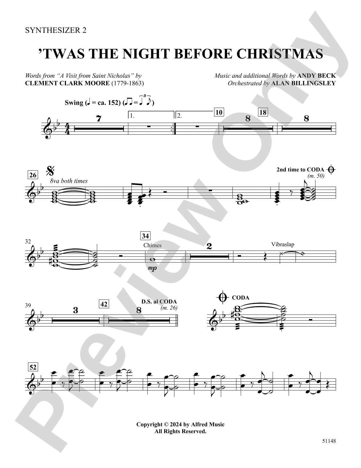 'Twas the Night Before Christmas: 2nd Synthesizer