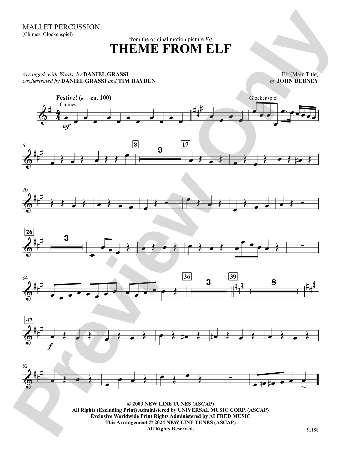 Theme from Elf: Mallets