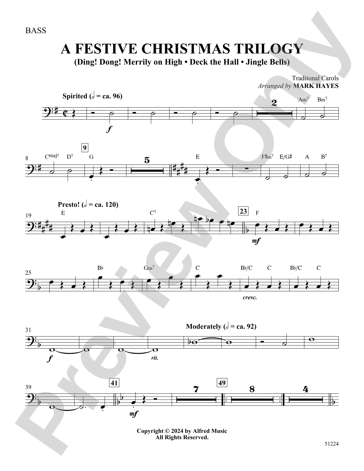 A Festive Christmas Trilogy: String Bass