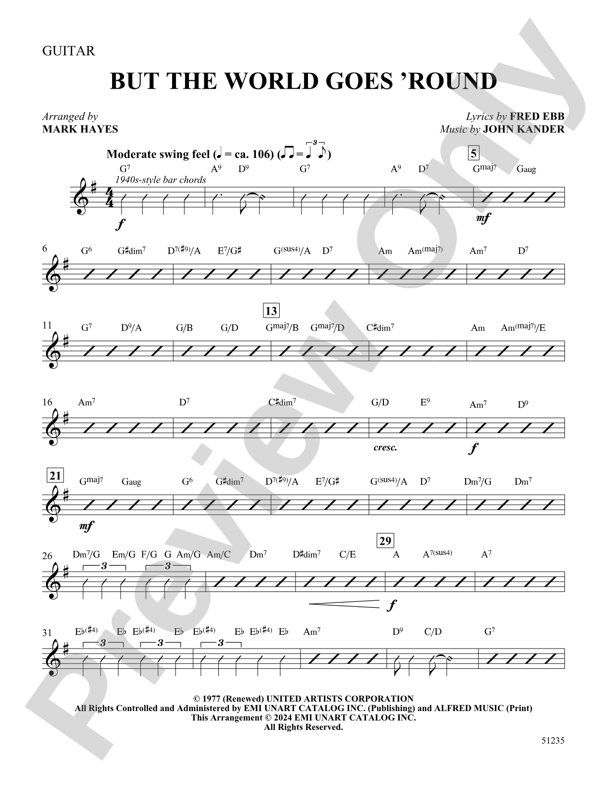 But the World Goes 'Round: Guitar