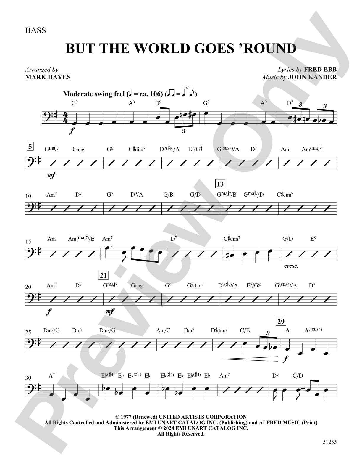 But the World Goes 'Round: String Bass