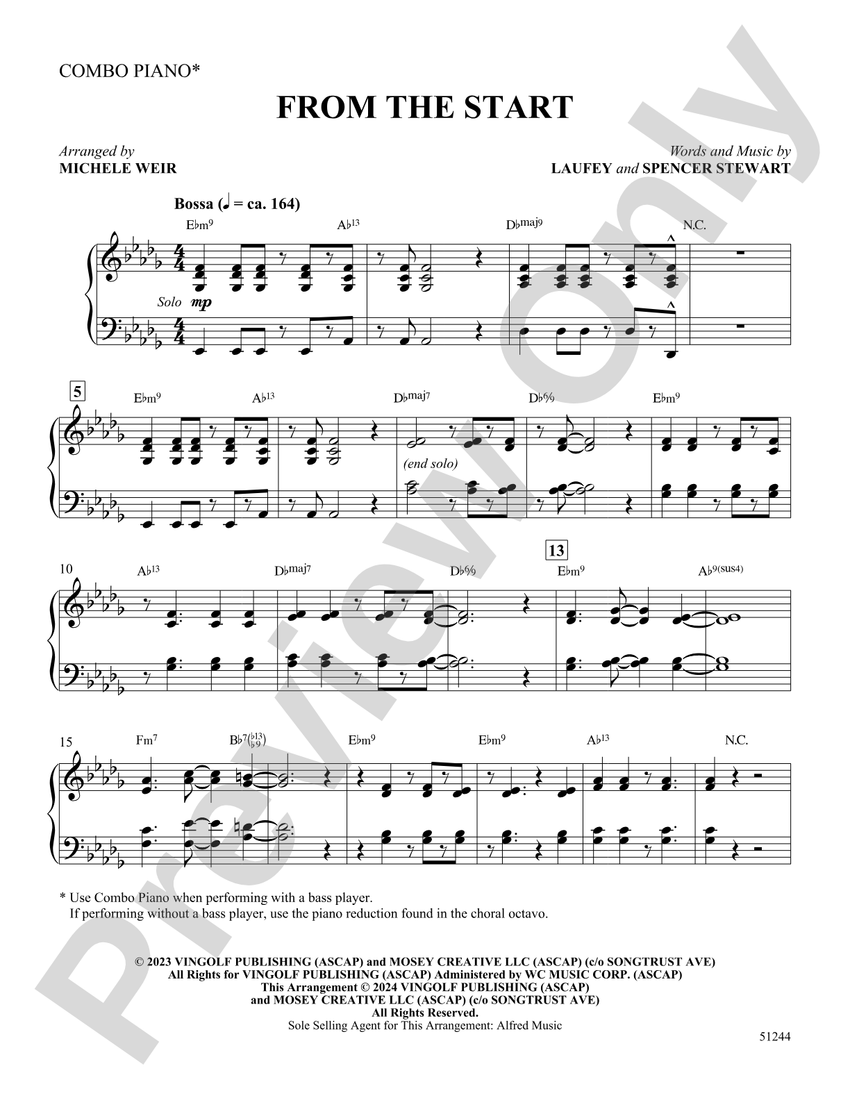 From the Start: Piano Accompaniment
