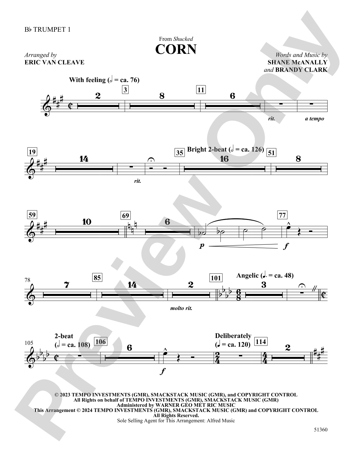 Corn: 1st B-flat Trumpet