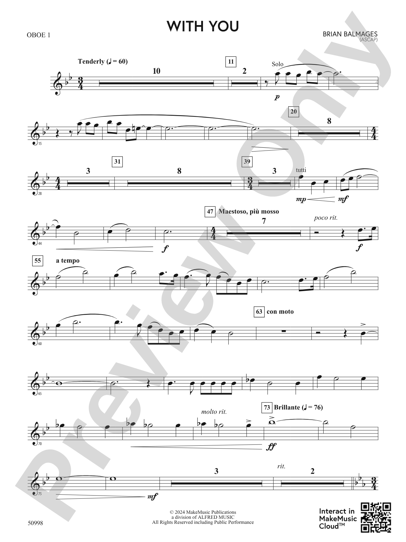 With You: Oboe