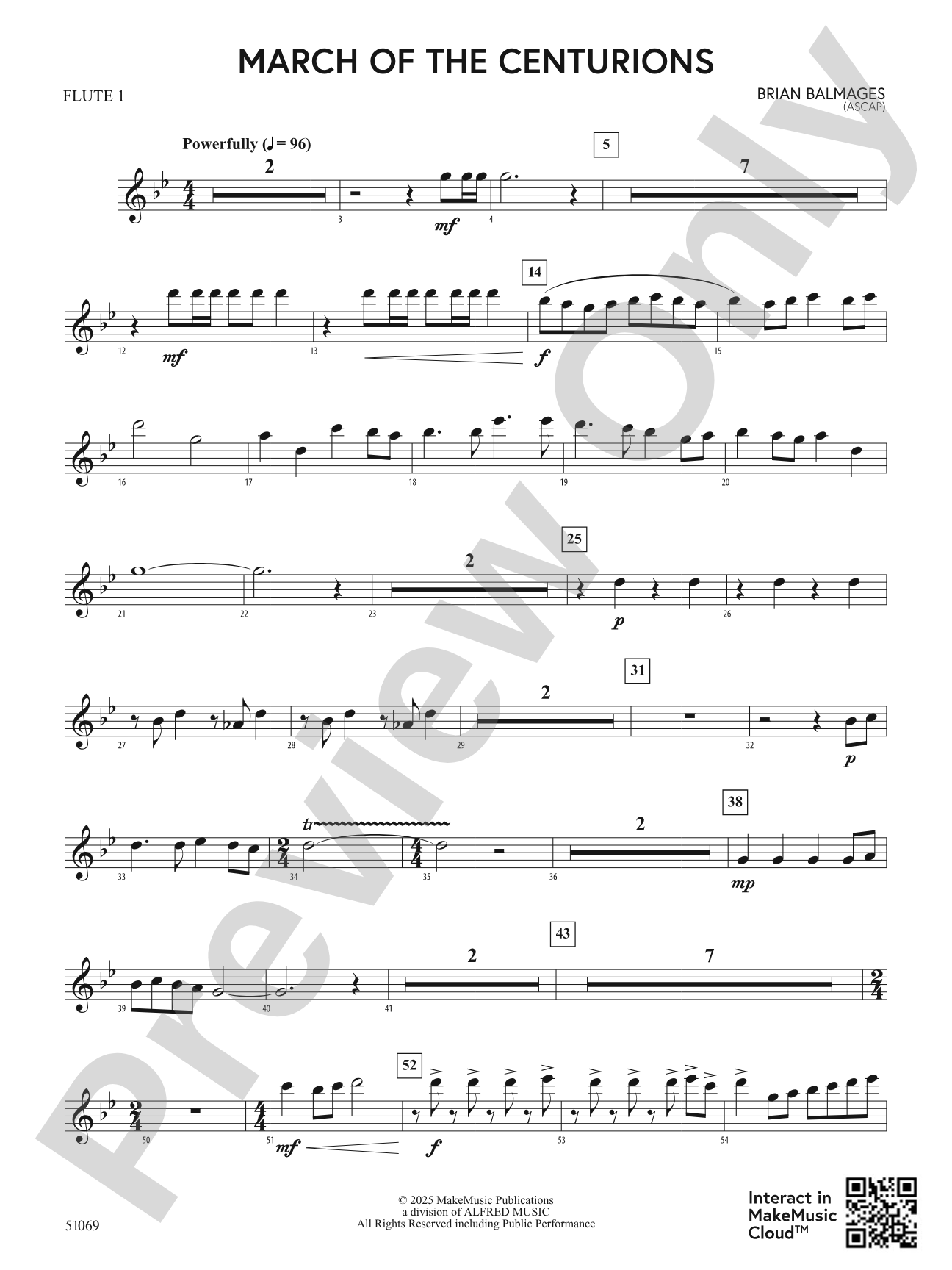 March of the Centurions: Flute