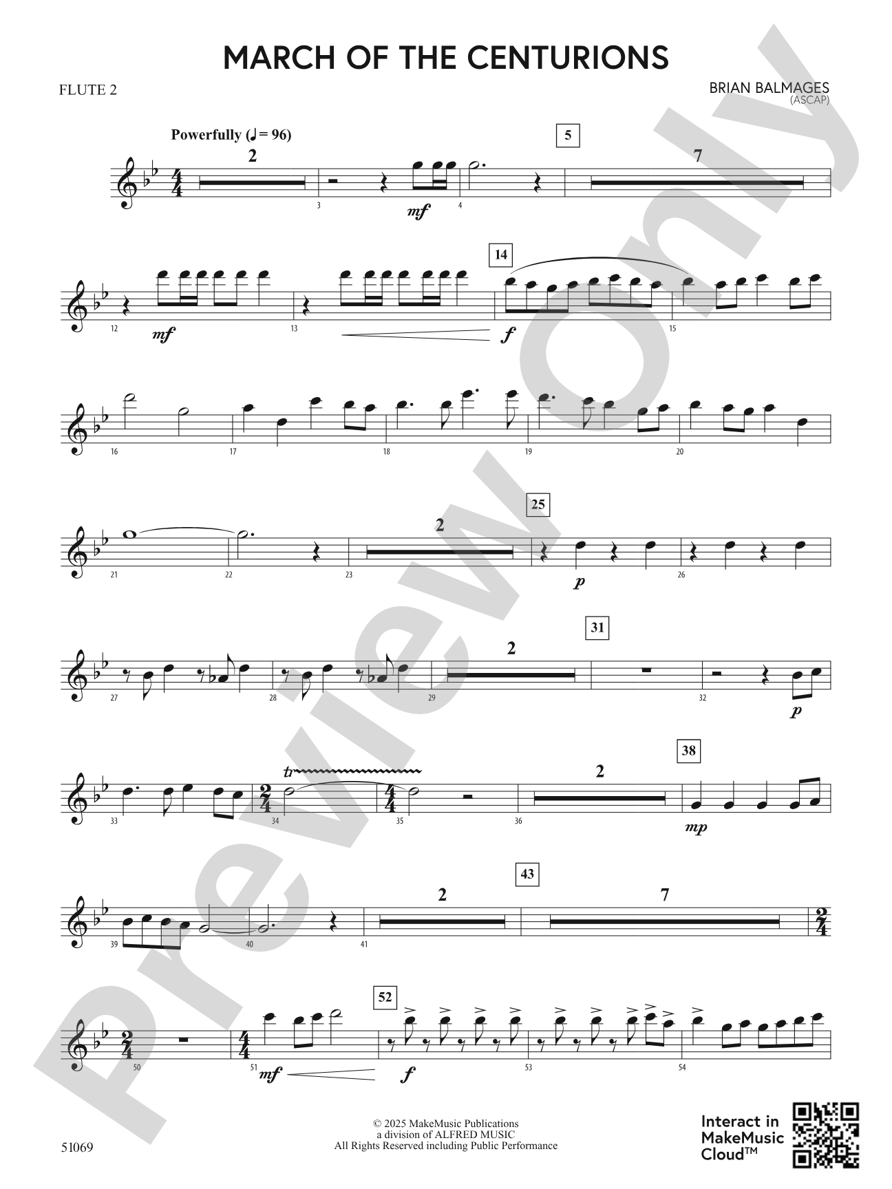 March of the Centurions: 2nd Flute