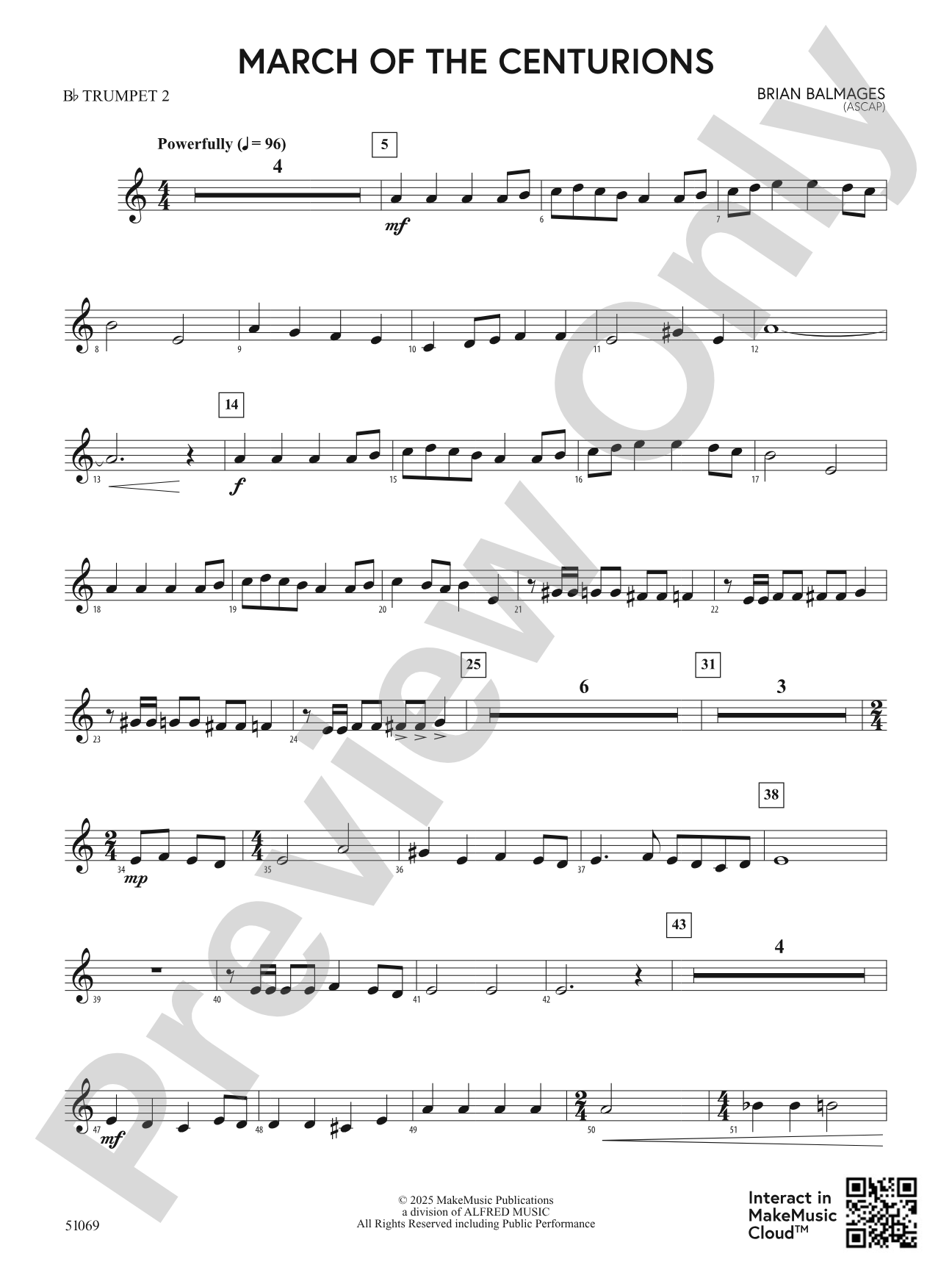 March of the Centurions: 2nd B-flat Trumpet