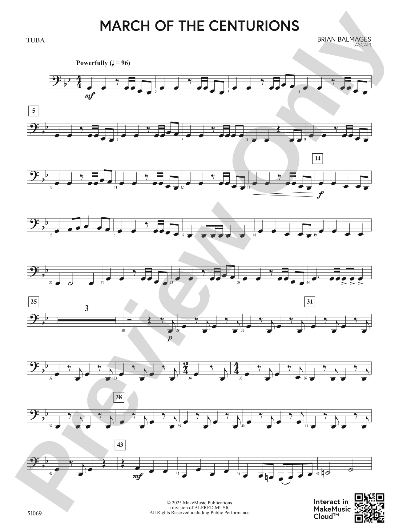 March of the Centurions: Tuba