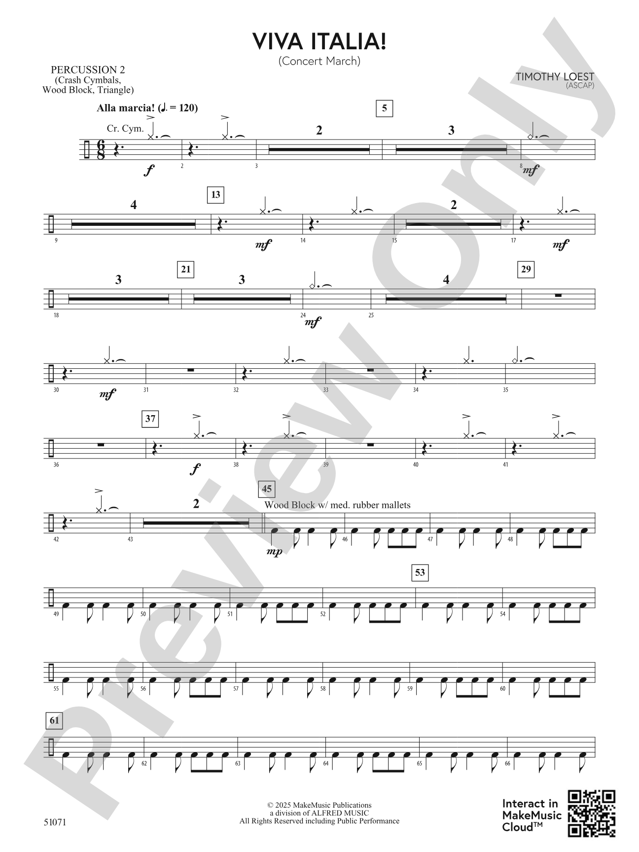 Viva Italia!: 2nd Percussion