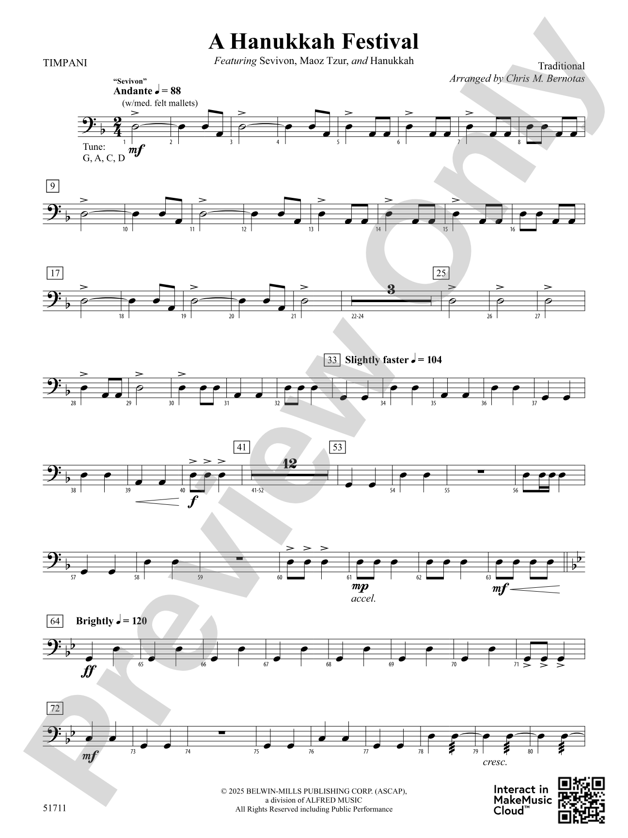 A Hanukkah Festival: Timpani