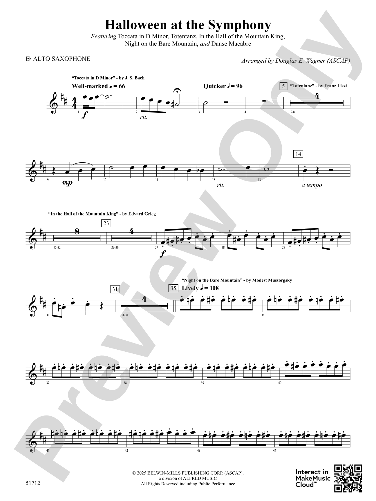Halloween at the Symphony: E-flat Alto Saxophone
