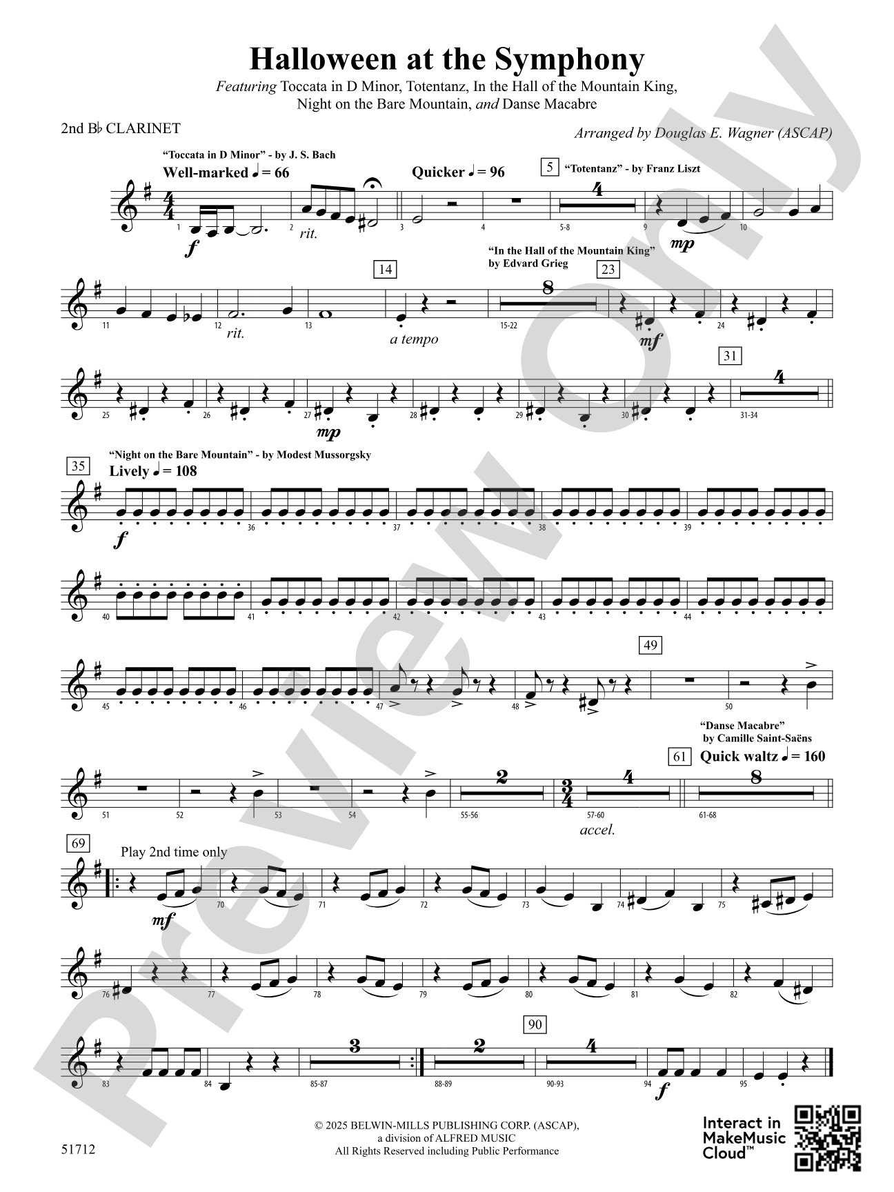 Halloween at the Symphony: 2nd B-flat Clarinet