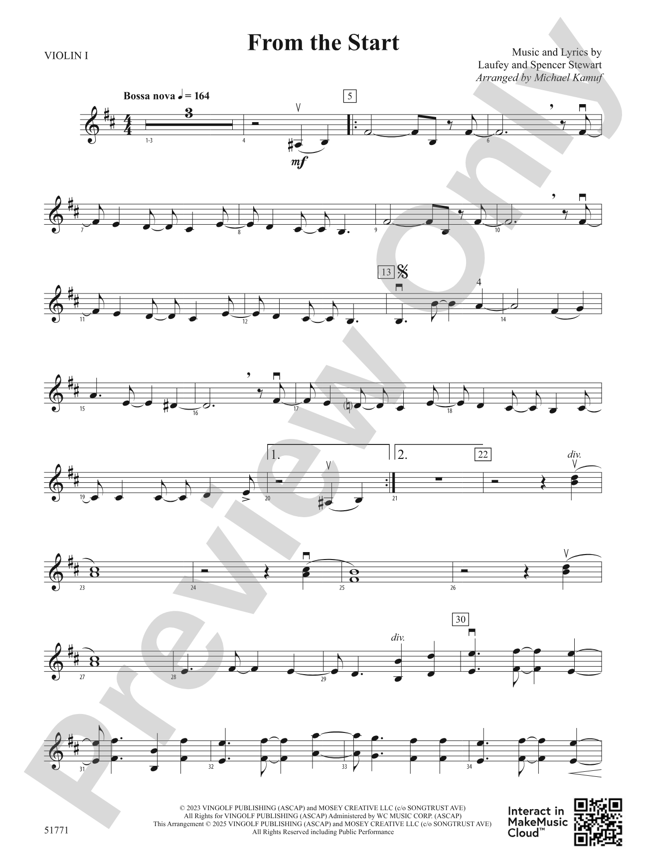 From the Start: 1st Violin