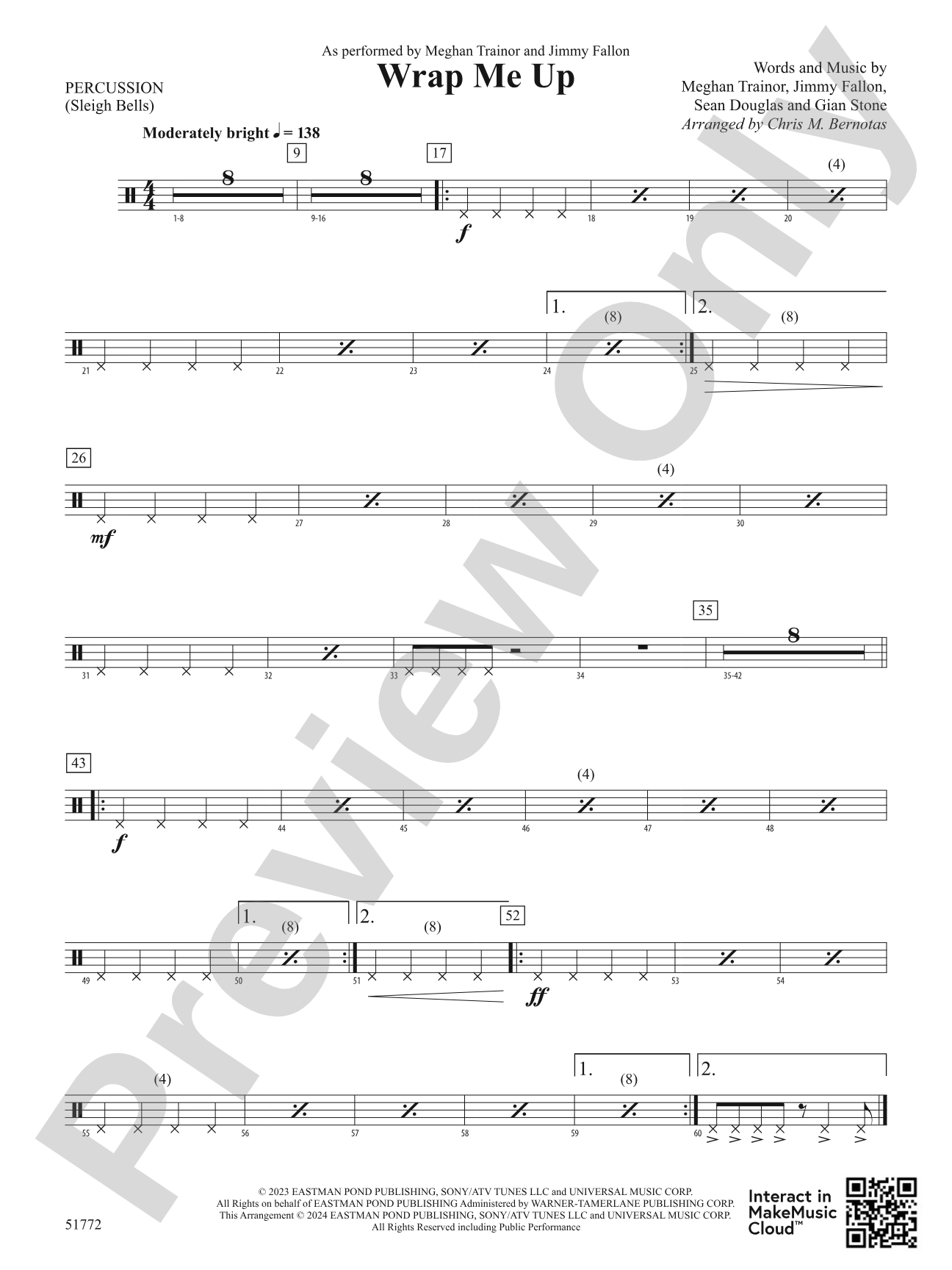 Wrap Me Up: 1st Percussion