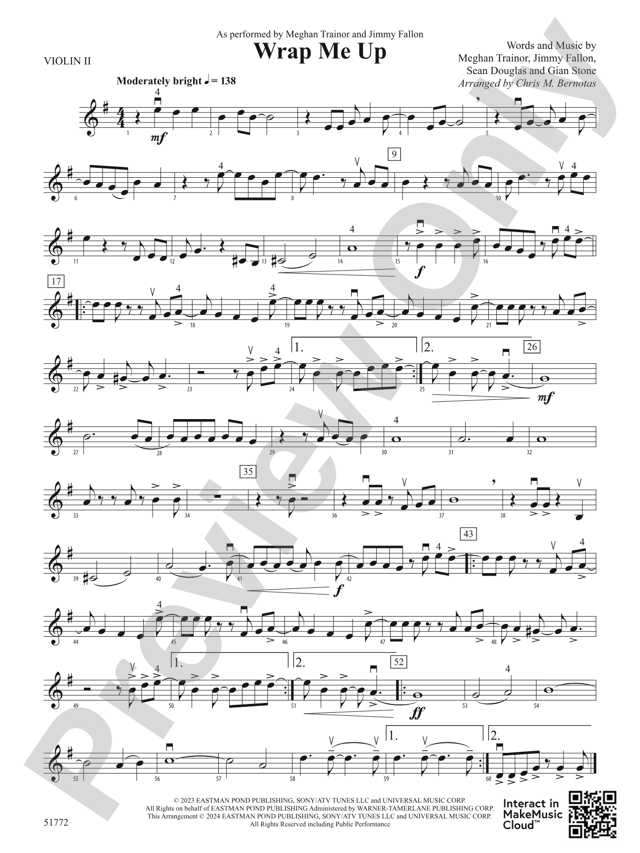 Wrap Me Up: 2nd Violin