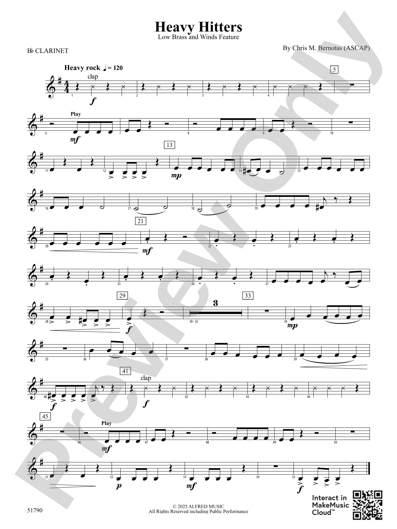 Heavy Hitters: 1st B-flat Clarinet