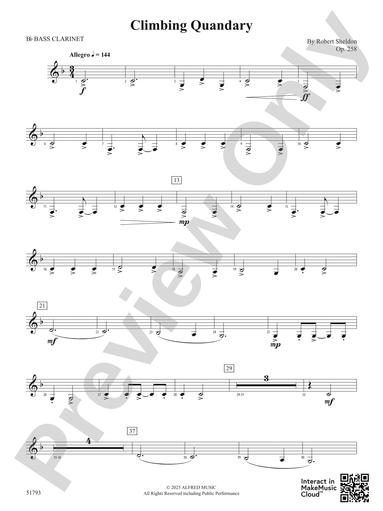 Climbing Quandary: B-flat Bass Clarinet