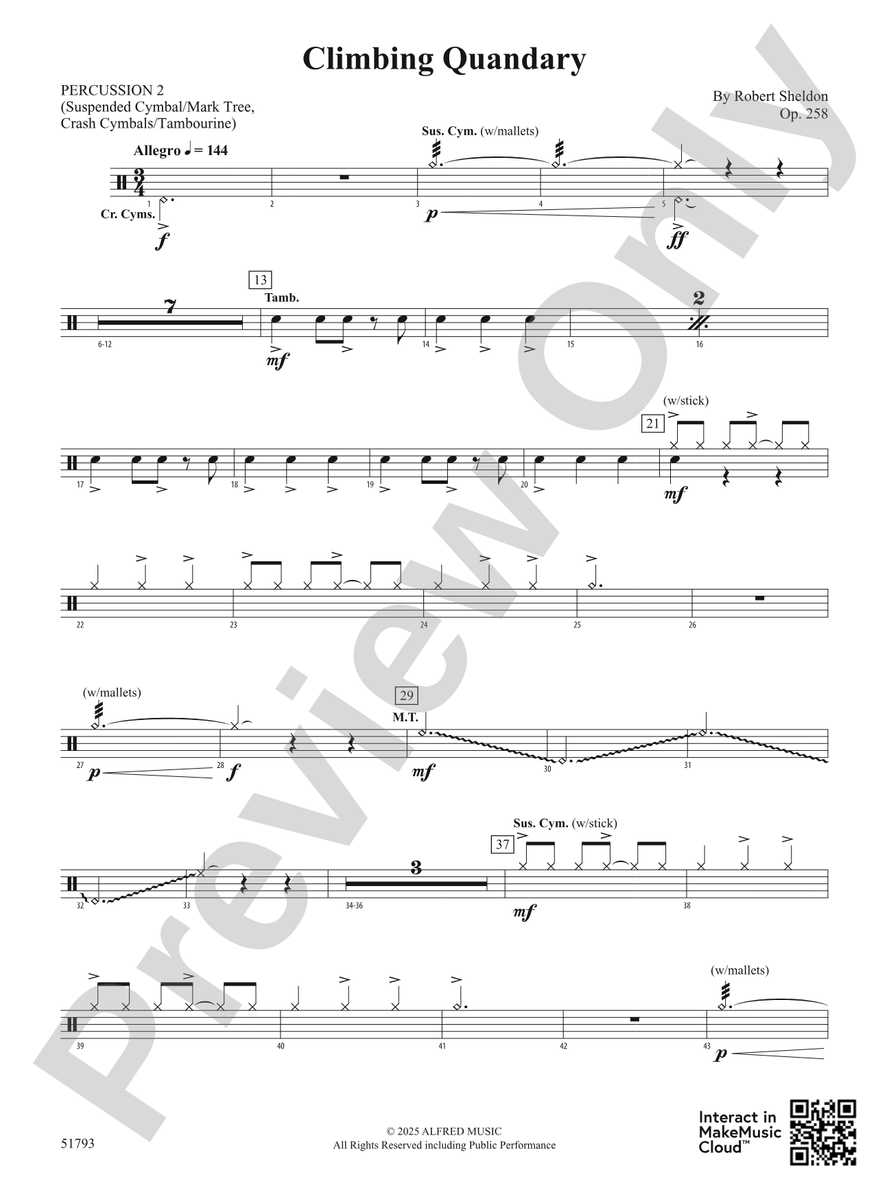 Climbing Quandary: 2nd Percussion
