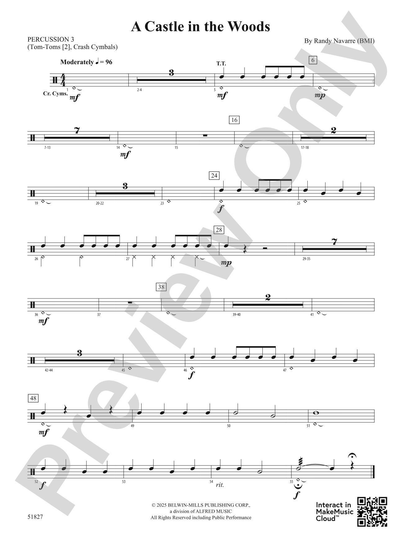 A Castle in the Woods: 3rd Percussion