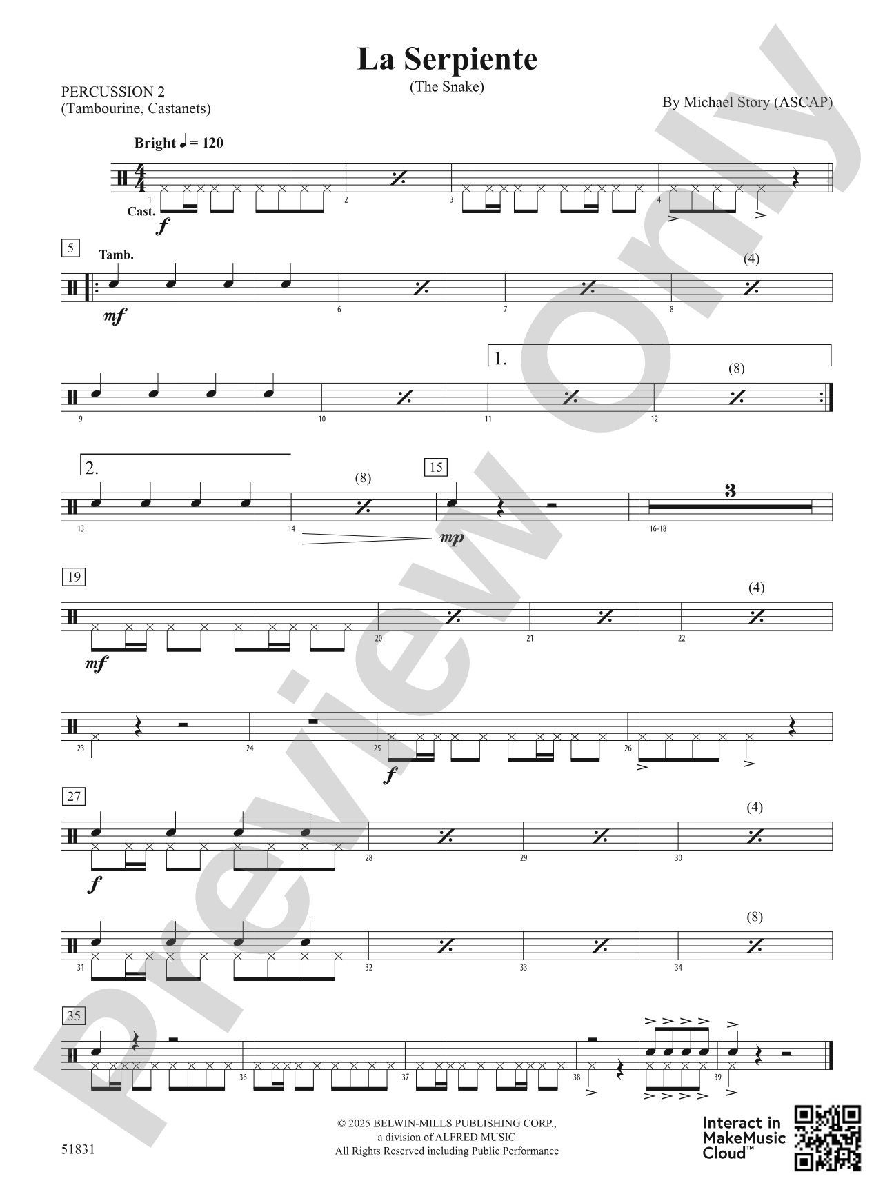 La Serpiente: 2nd Percussion