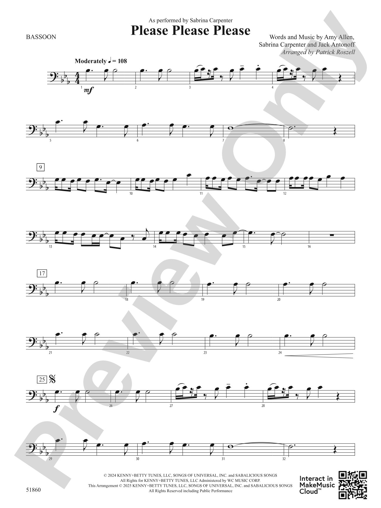 Please Please Please: Bassoon
