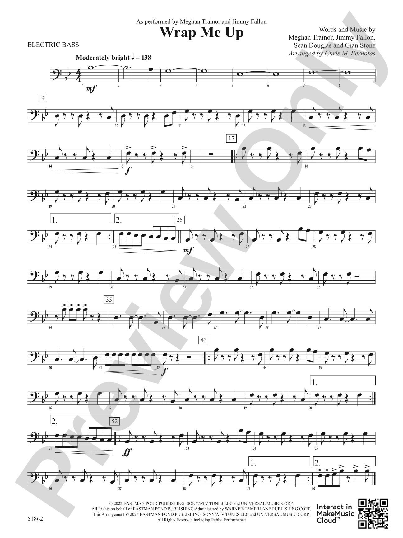 Wrap Me Up: Electric Bass