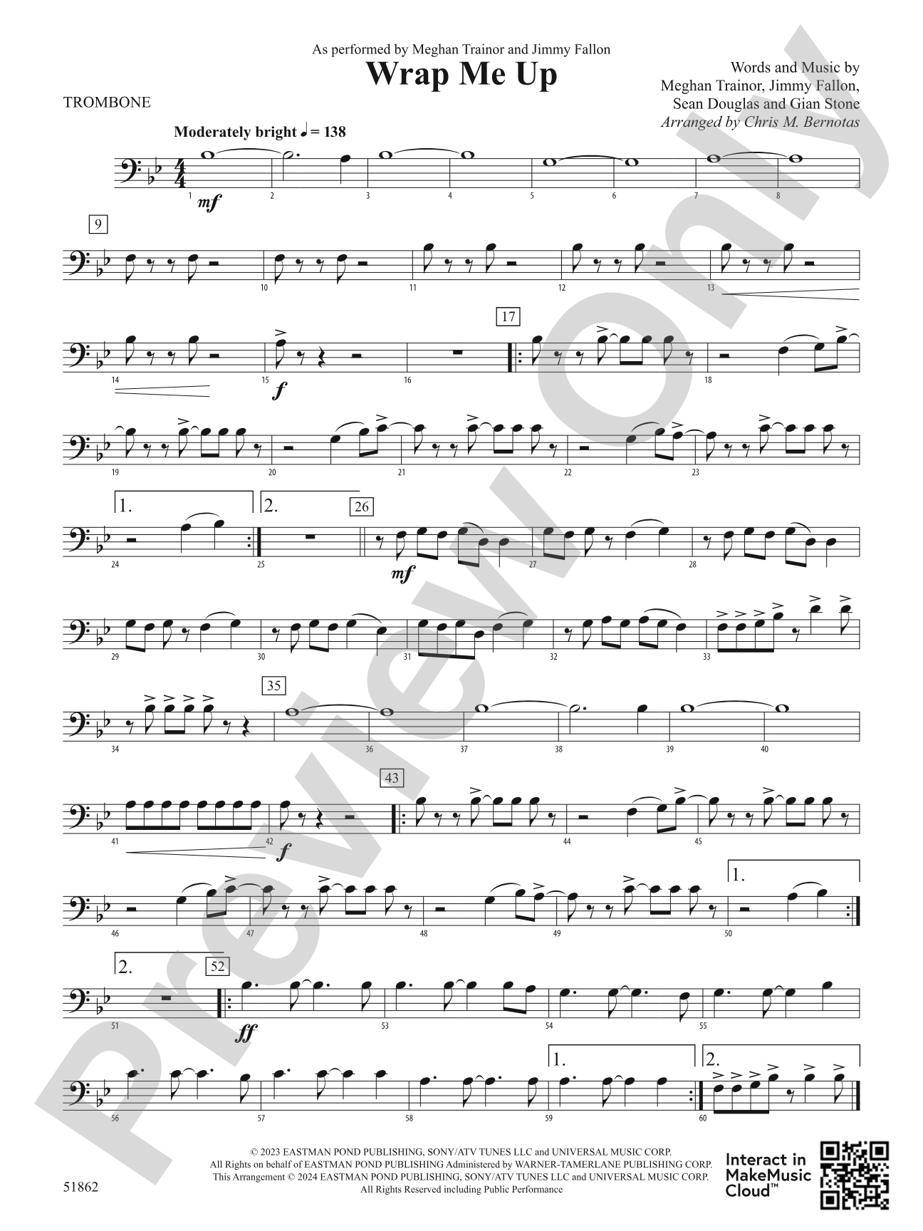 Wrap Me Up: 1st Trombone