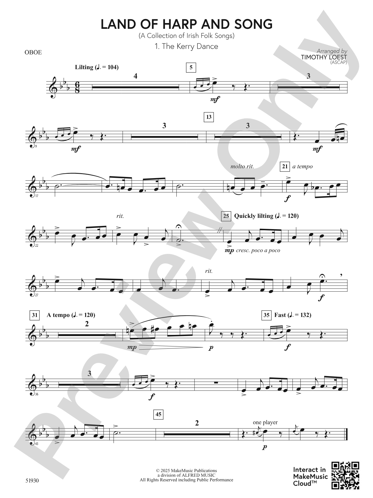 Land of Harp and Song: Oboe