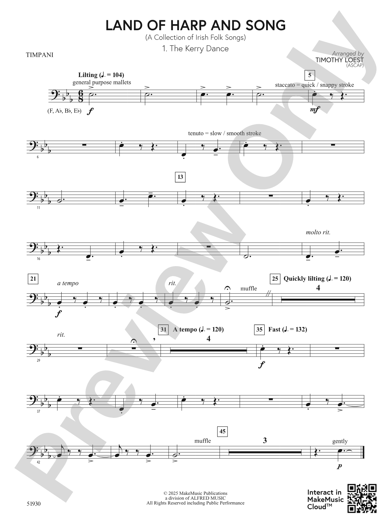 Land of Harp and Song: Timpani