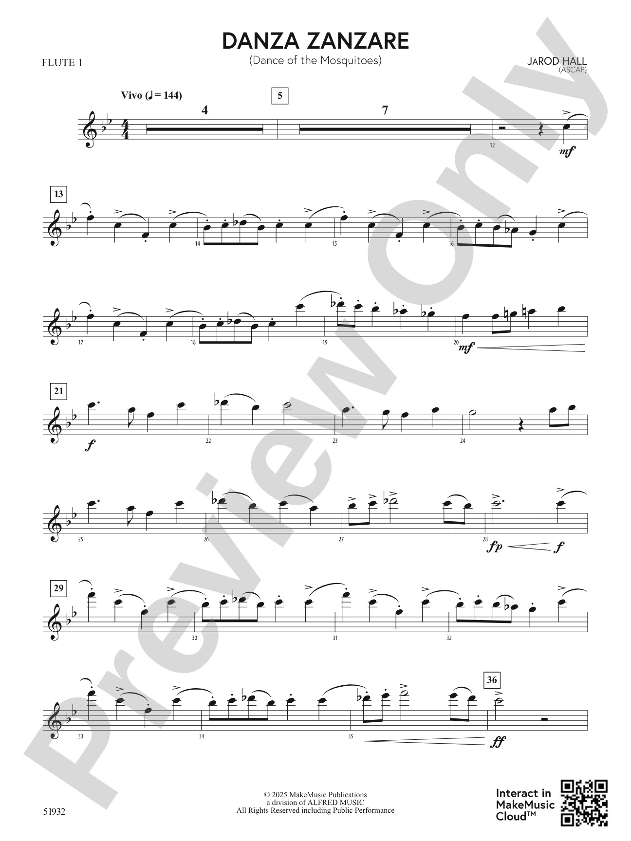 Danza Zanzare: Flute
