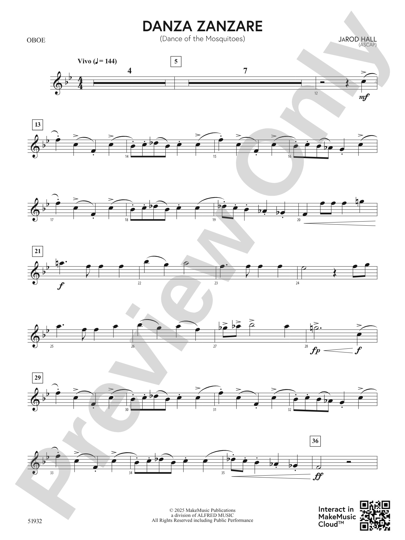 Danza Zanzare: Oboe
