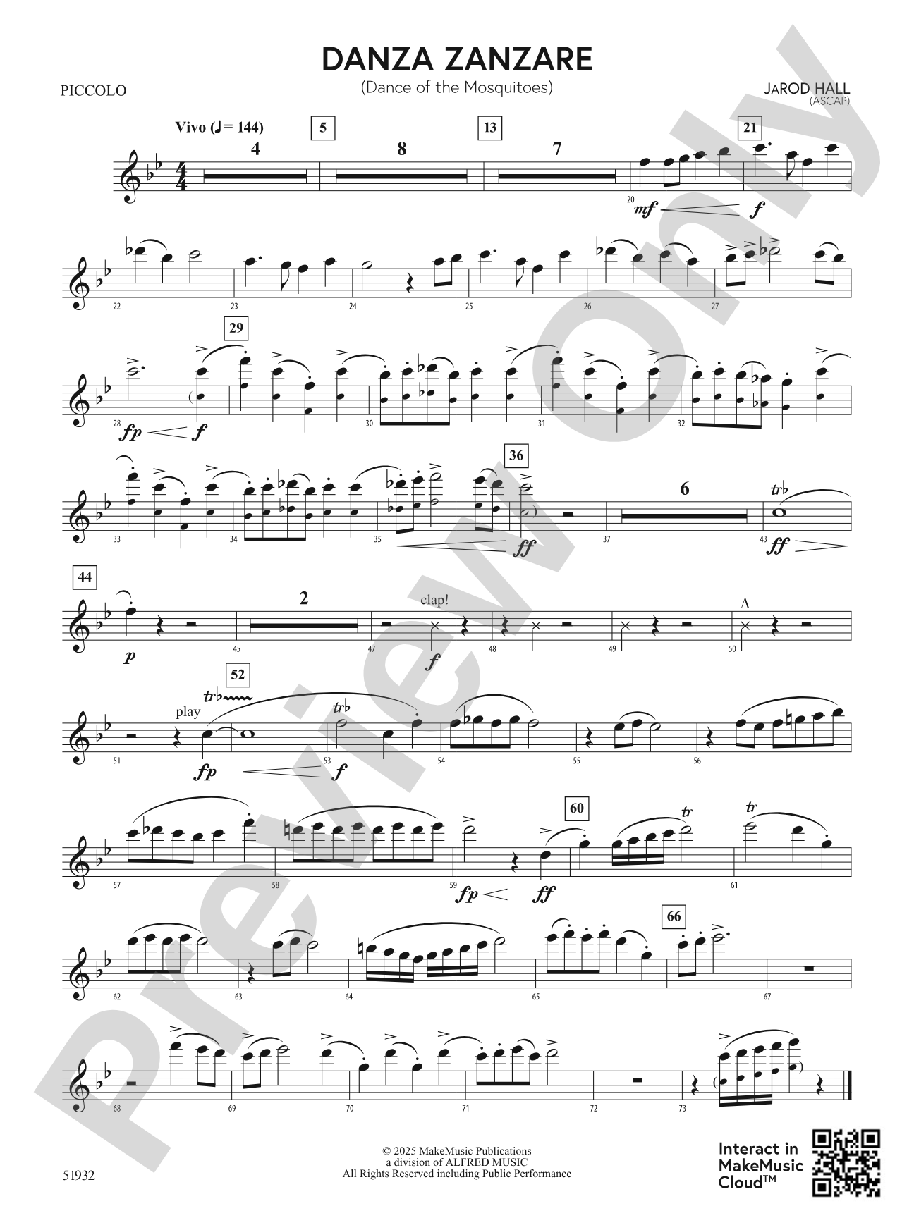 Danza Zanzare: Piccolo