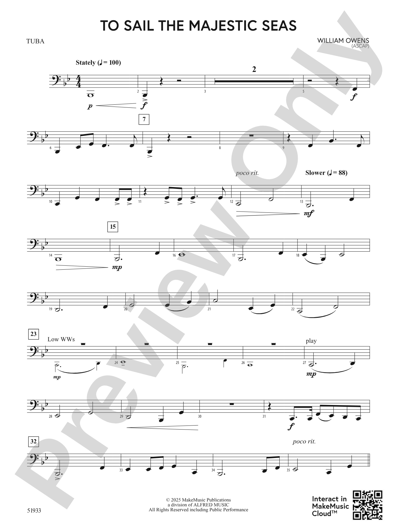 To Sail the Majestic Seas: Tuba
