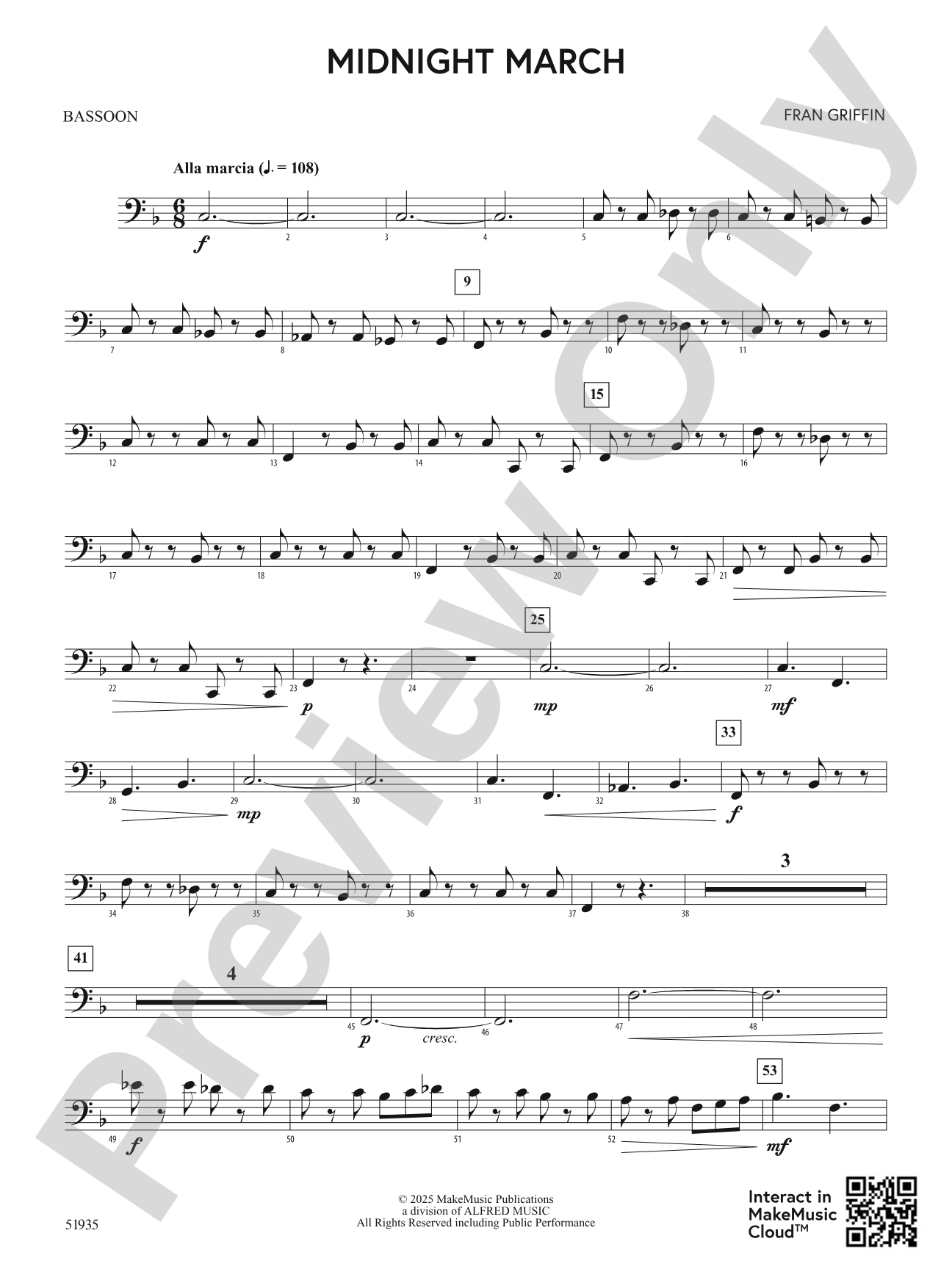 Midnight March: Bassoon