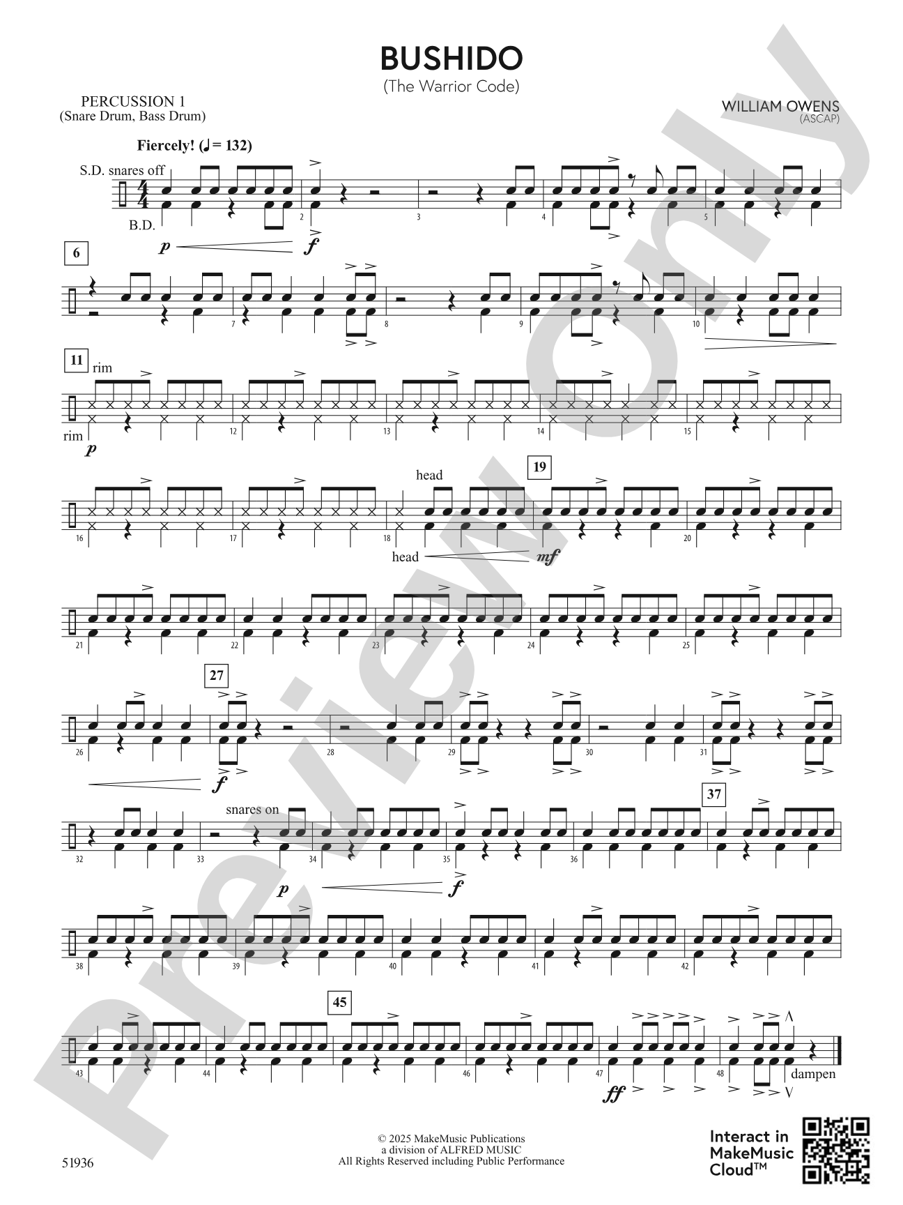 Bushido: 1st Percussion