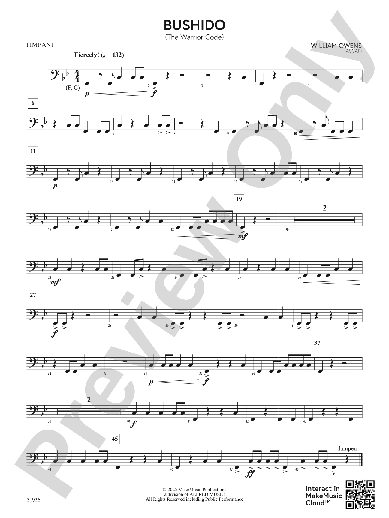 Bushido: Timpani