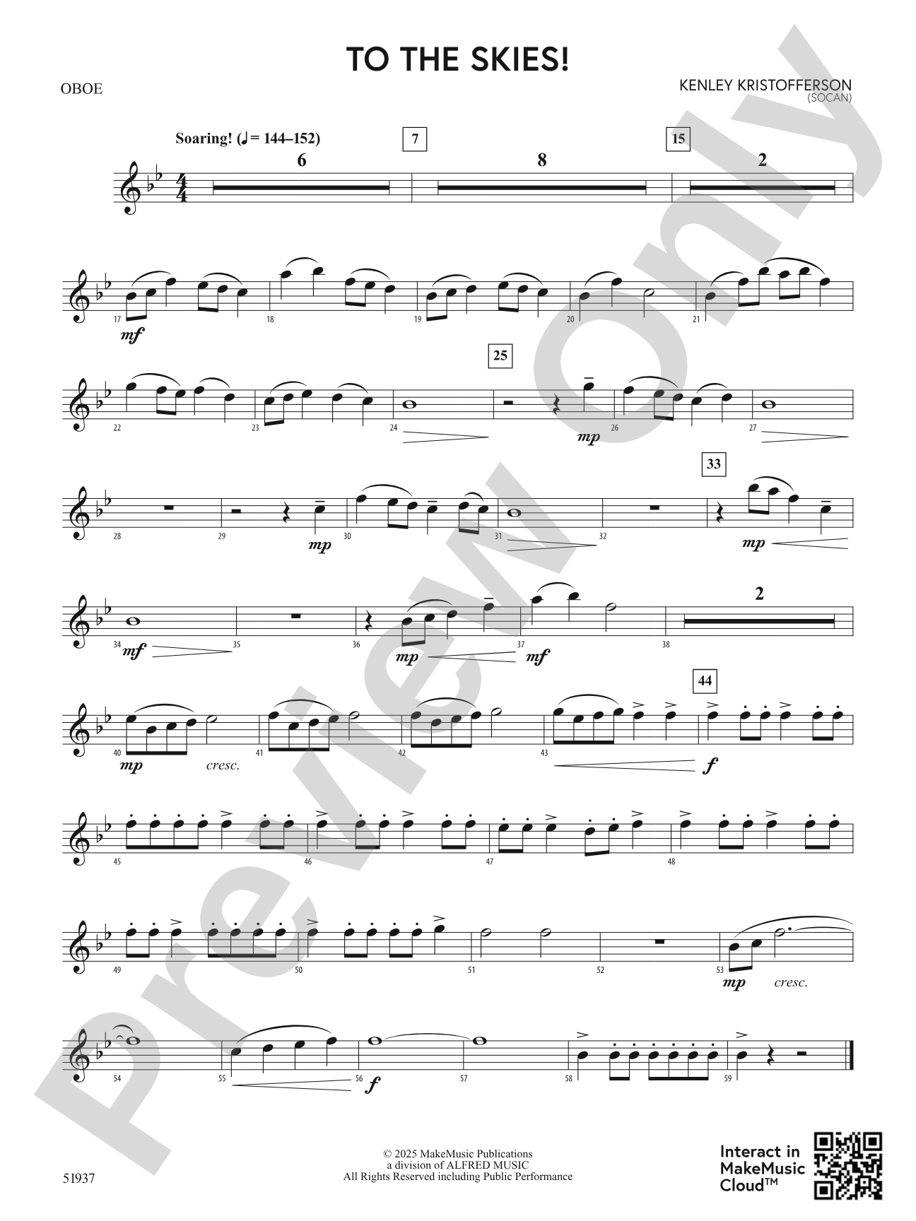 To the Skies!: Oboe
