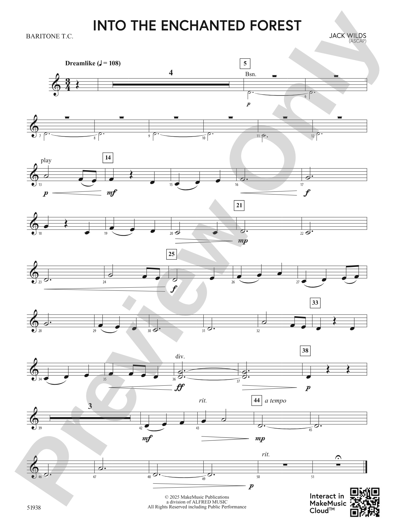 Into the Enchanted Forest: Baritone T.C.