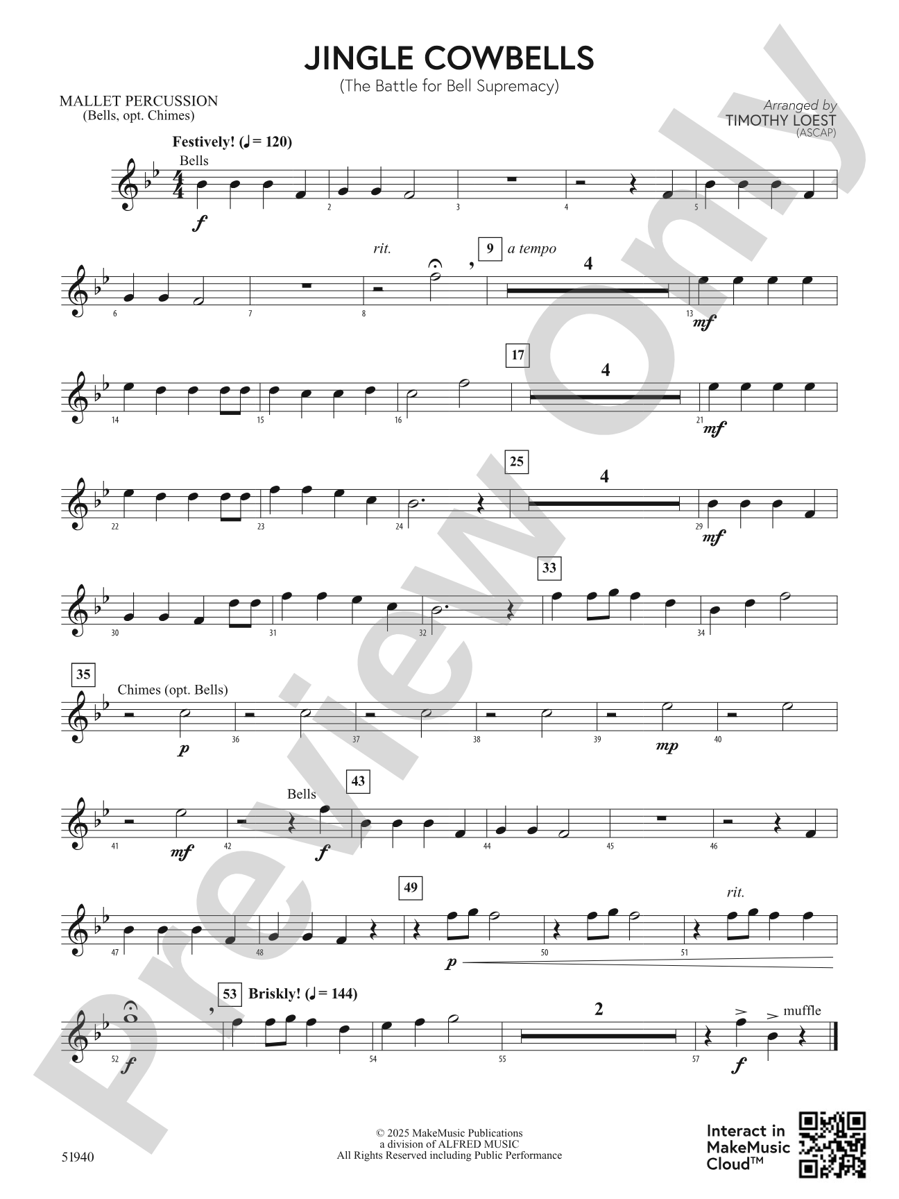 Jingle Cowbells: Mallets