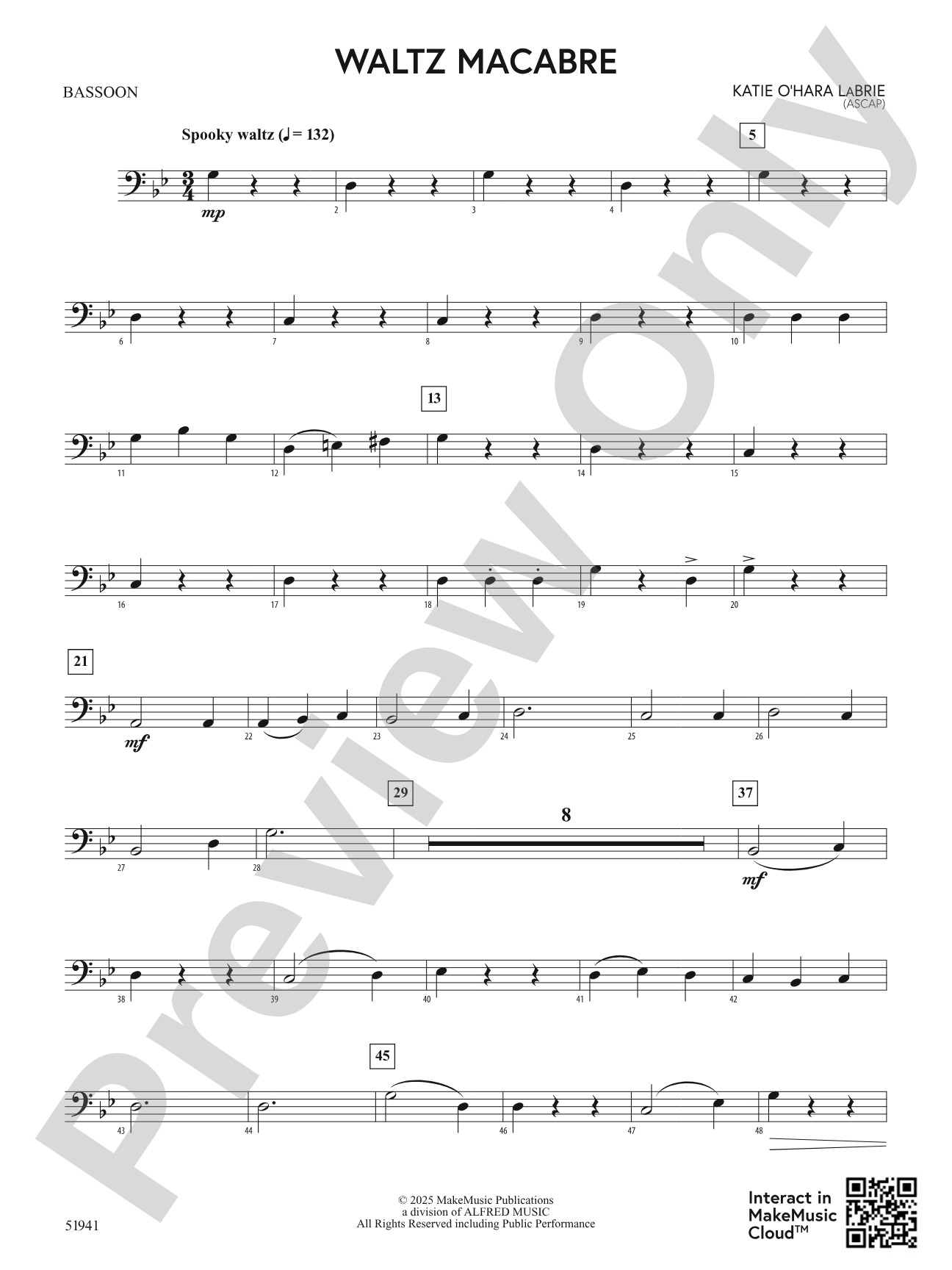 Waltz Macabre: Bassoon