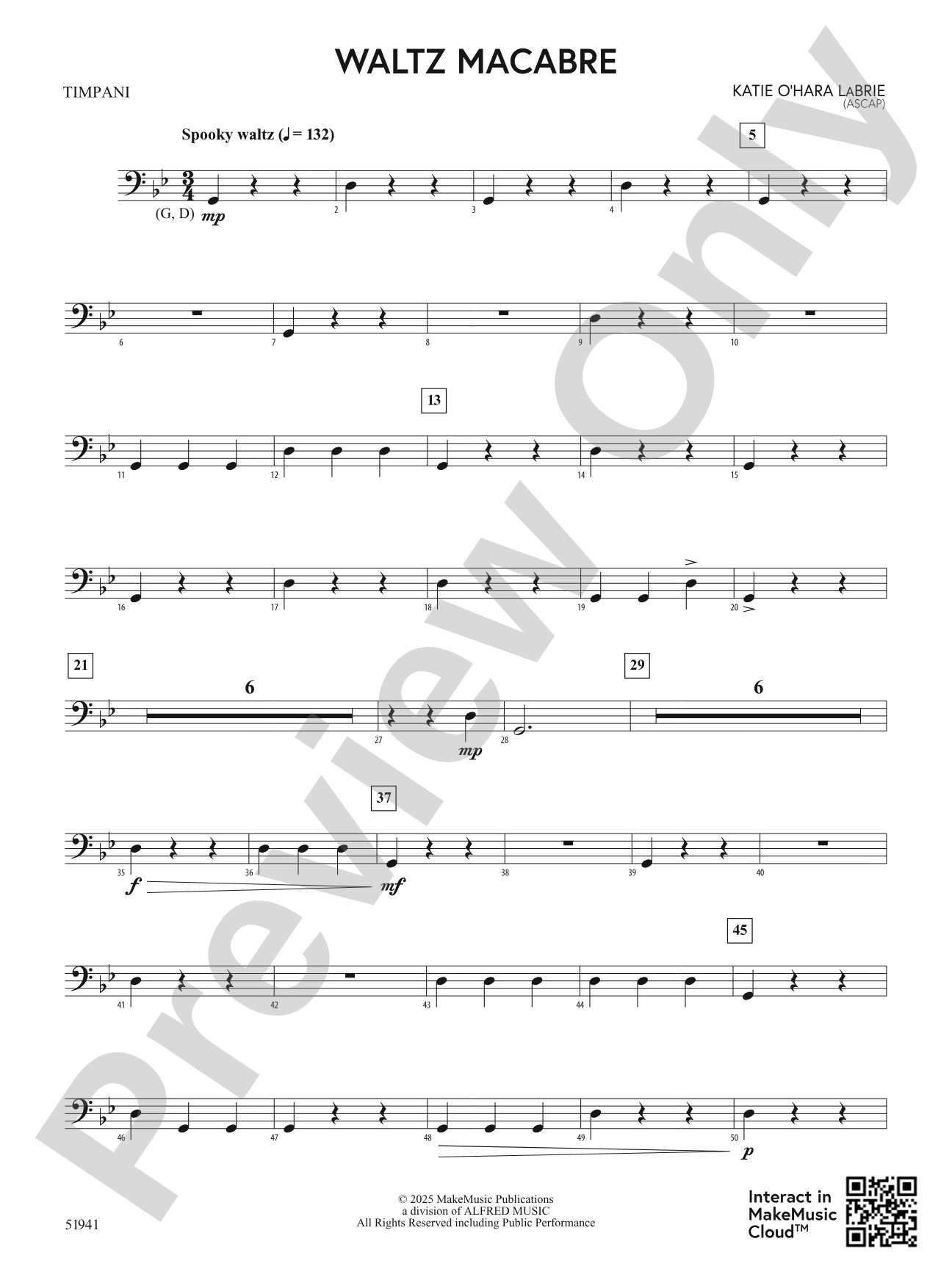 Waltz Macabre: Timpani