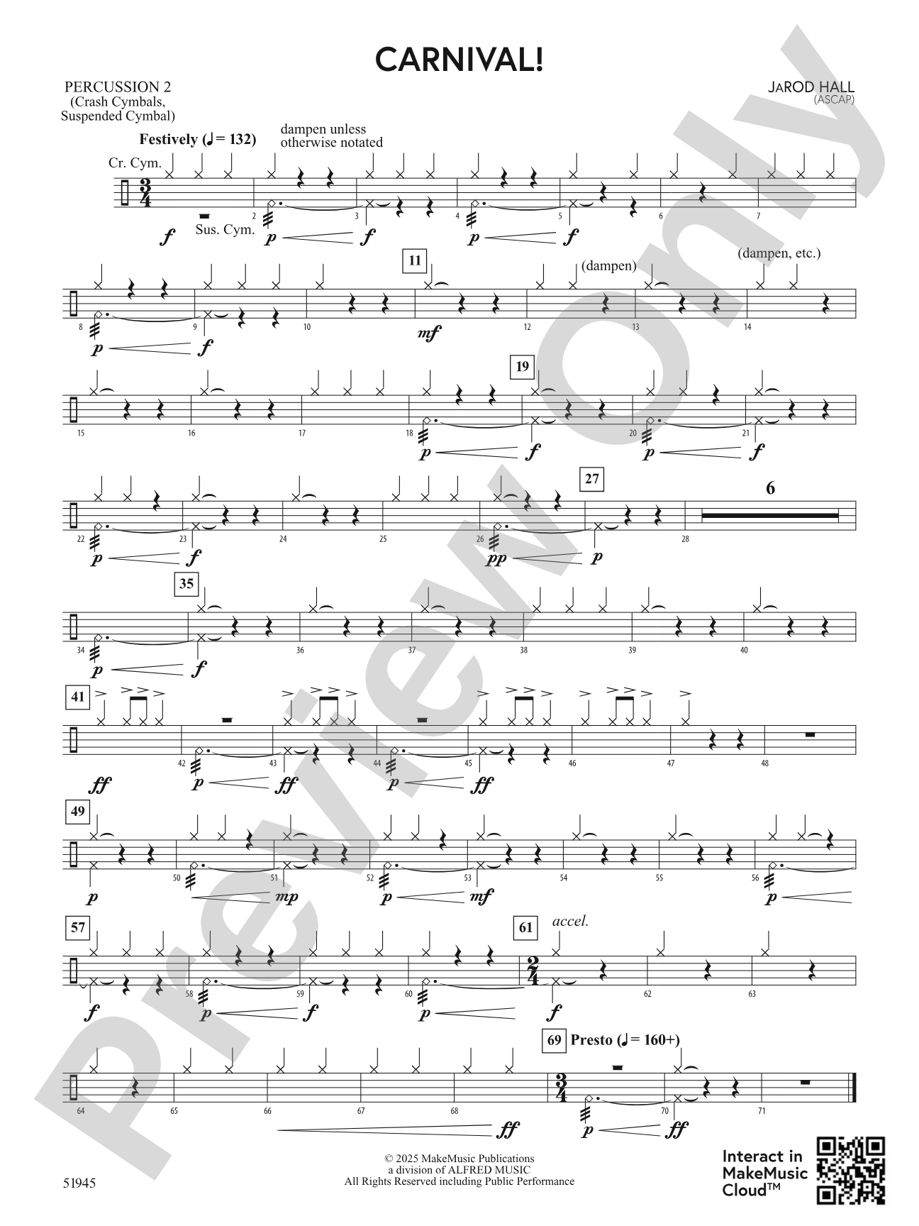 Carnival!: 2nd Percussion