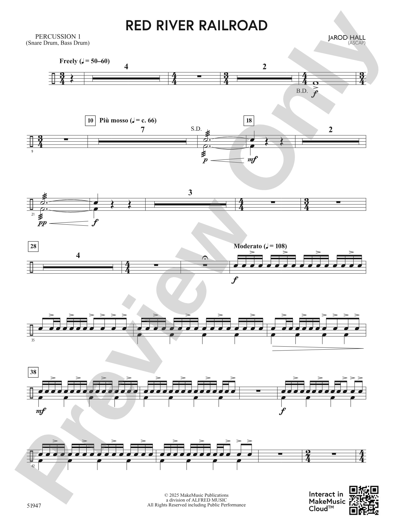 Red River Railroad: 1st Percussion