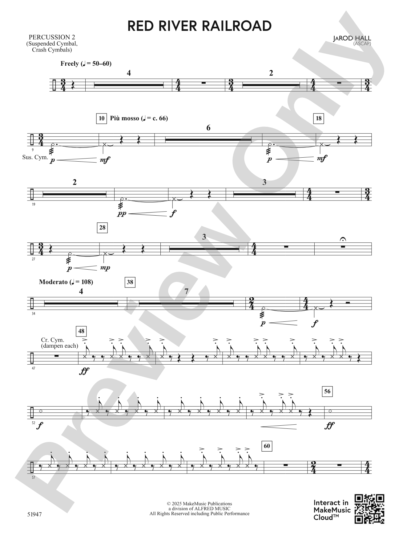 Red River Railroad: 2nd Percussion