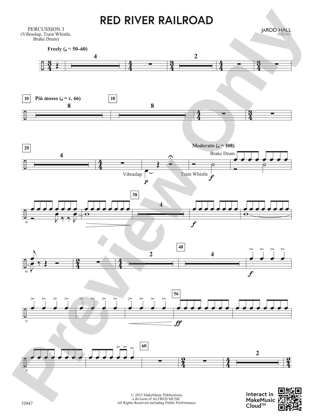 Red River Railroad: 3rd Percussion