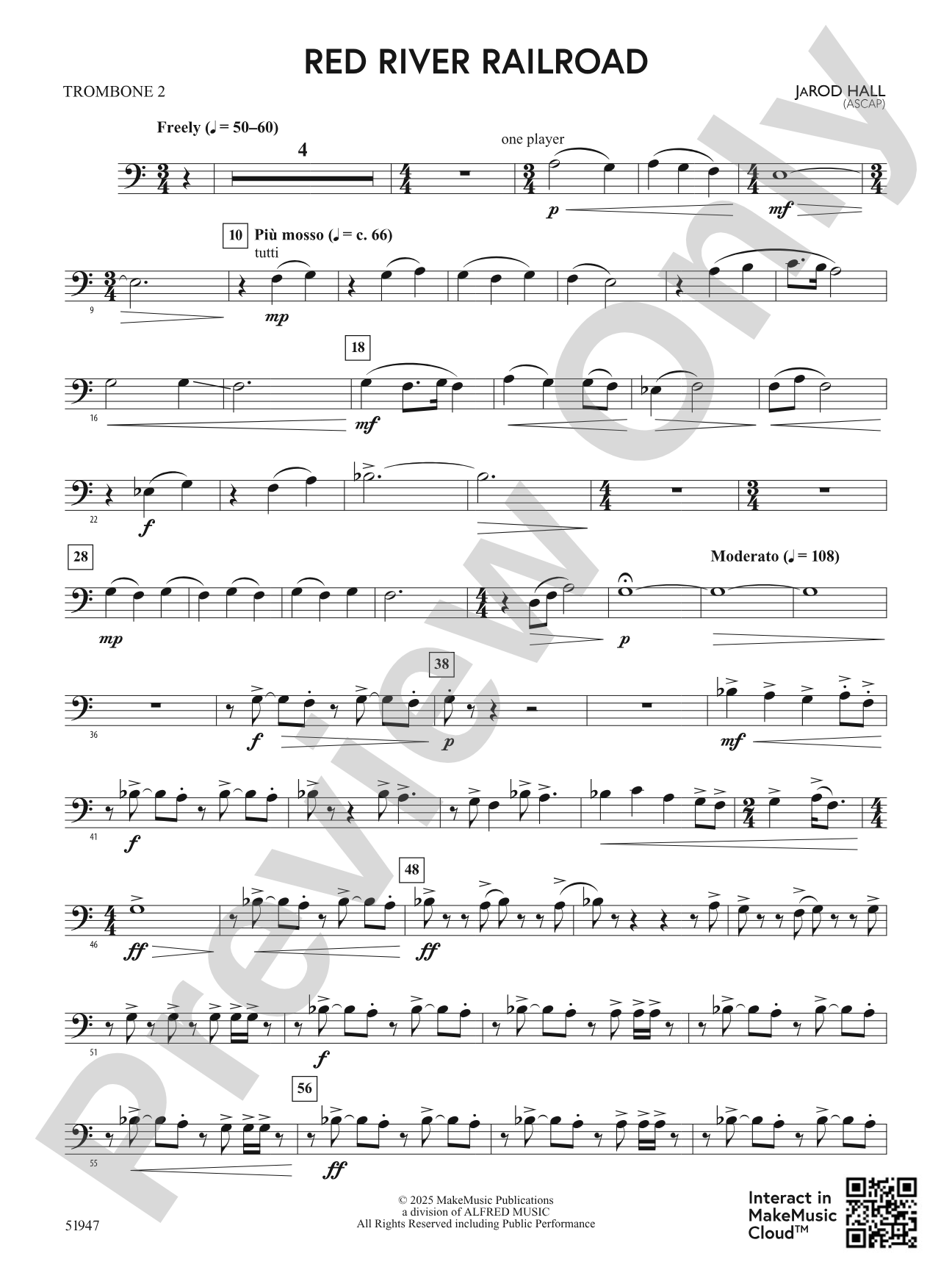 Red River Railroad: 2nd Trombone