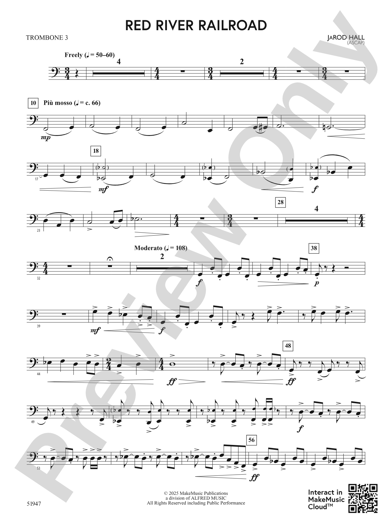 Red River Railroad: 3rd Trombone